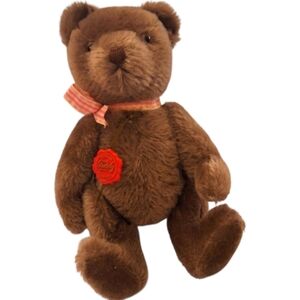 Vintage Hermann German Brown Wool Teddy Bear Plush Toy